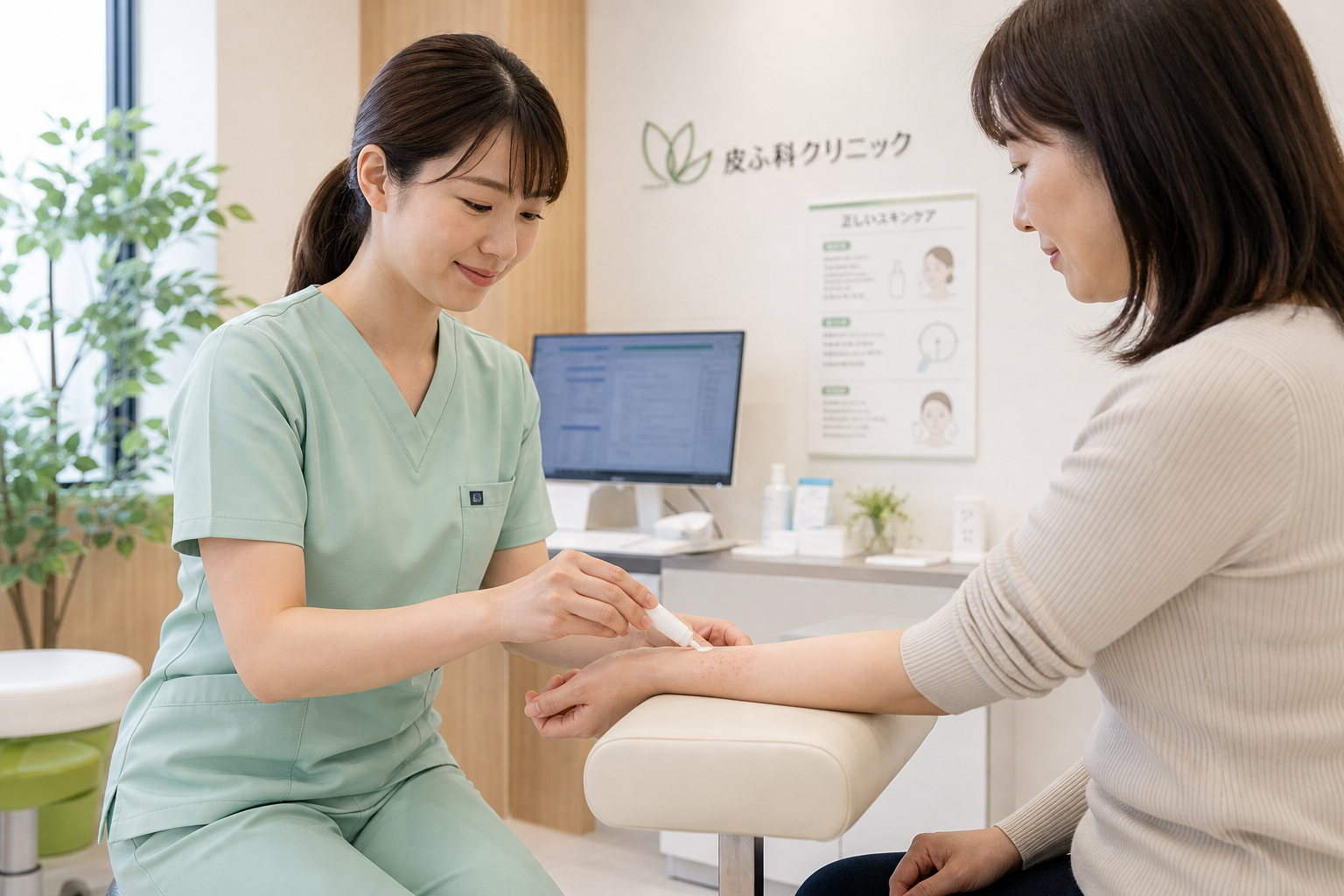 湿疹・かぶれの診察